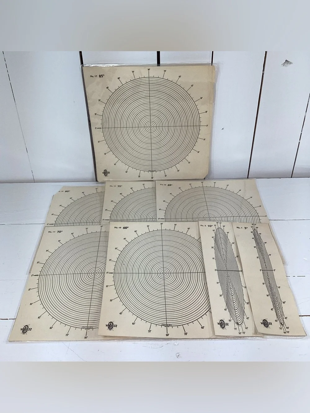 8 Unique 1944 Laminated Graphing Paper With Tilt Perspective